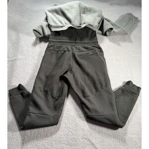 Tuxy Gray One Piece Hoodie Sweatsuit Loungewear Mens Medium Sweatpants